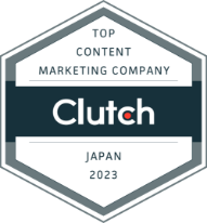 Clutch: TOP CONTENT MARKETING COMPANY JAPAN 2023